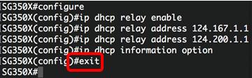 Etapa 6. (opcional) para remover um servidor DHCP da lista, entra no seguinte: Etapa 7.