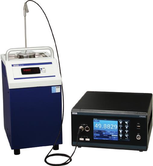 Calibração automatizada de termômetros para o modelo CTR3000 com o modelo CTx9x00 A calibração das sondas de temperatura geralmente requerem esforços consideráveis.