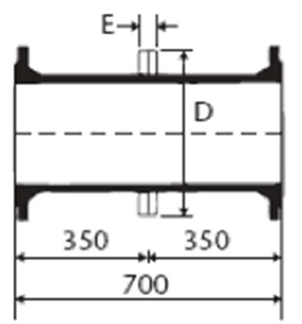 53 TOCO COM FLANGES E ABA DE VEDAÇÃO Abrev.: PN 10: TOFAV10 Abrev.: PN 16: TOFAV16 Abrev.