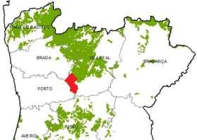 A Serra do Marão Cerca de 20 mil hectares de espaço rural contínuo Integra dois Perímetros Florestais PF da Serra do Marão e Meia Via PF da Serra do Marão, Vila Real e Ordem Sitio
