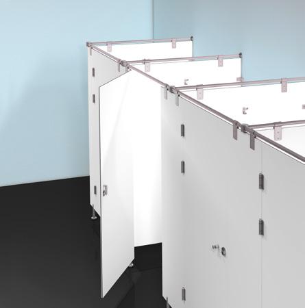 L/113 SISTEMAS MODULARES PARA CABINES SANITÁRIAS / SANITARY BOOTH HARDWARE / HERRAJES PARA CABINAS SANITÁRIAS.