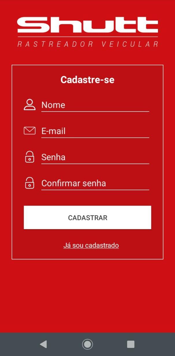 Cadastrar conta Tela de cadastro de nova conta 1 2 3 4 5 1. Digite o nome do usuário desejado 2. Digite o e-mail em que deseja cadastrar a conta 3.