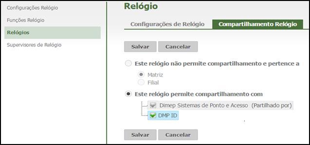 Desativada não gera o ficheiro de log da comunicação entre o software e o relógio. Empresas: Informe se o equipamento está na empresa matriz ou em uma filial.