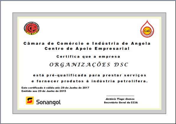 3. CAE Processo de Certificação Registo