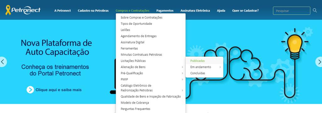 Oportunidades - Visualização Área Pública Com a Lei 13.