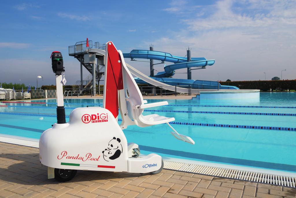 TECHNICAL SHEET PANDAPOOL - PORTABLE ELEVATOR FOR POOL GENERAL PandaPool is an