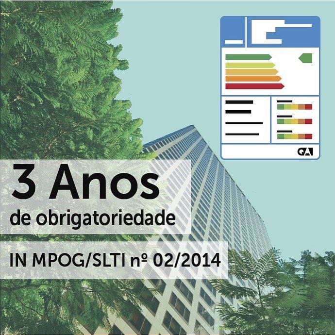 IN 02/2014 - Compras de máquinas e aparelhos consumidores de energia, sejam classificados com classe de eficiência A na Etiqueta Nacional de Conservação de Energia (ENCE) vigente no período da