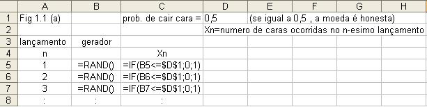 3.2. CLASSIFICAÇÃO DOS PROCESSOS ESTOCÁSTICOS 51 Figura 3.1: Instruções usadas para obter a trajectória da Figura 1.1(a).