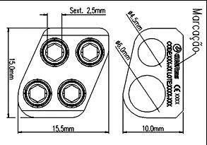 Folha: 16 de 48 152-CP-40 HASTE CURVA PERCUTÂNEA Ø6.0x40.0mm 40.0mm 152-CP-50 HASTE CURVA PERCUTÂNEA Ø6.0x50.0mm 50.0mm 152-CP-55 HASTE CURVA PERCUTÂNEA Ø6.0x55.0mm 55.