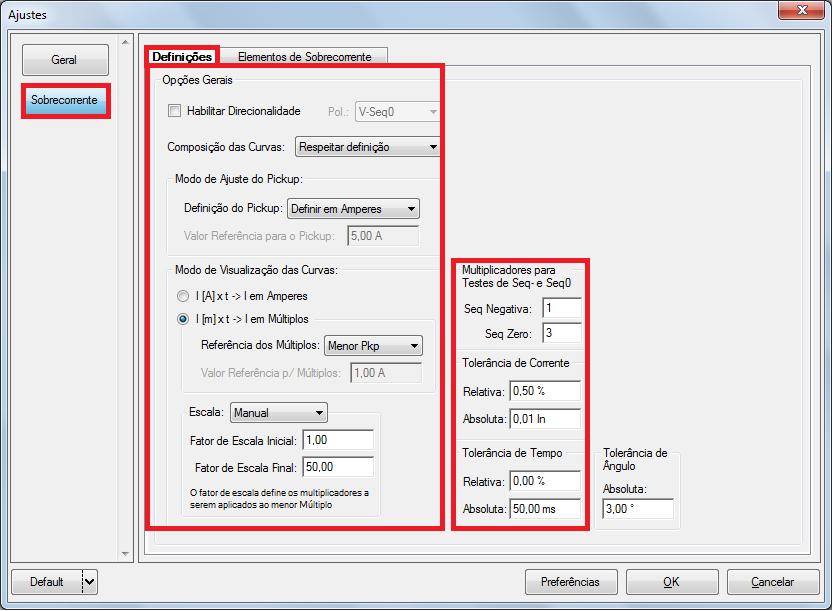 5. Ajustes Sobrecorrente 5.