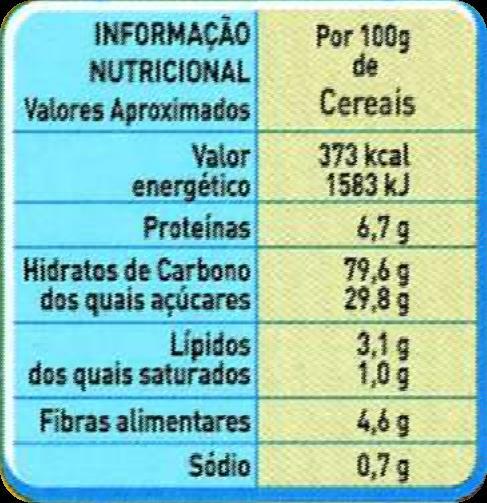 Rótulo de cereais Rótulo de leite Se ao