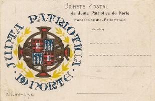 (bilhete postal da Junta Patriótica Nacional 1919) 29 - Creche da Cadeia Civil do Porto - Creche da Cadeia Civil do Porto Viva a Pátria Viva