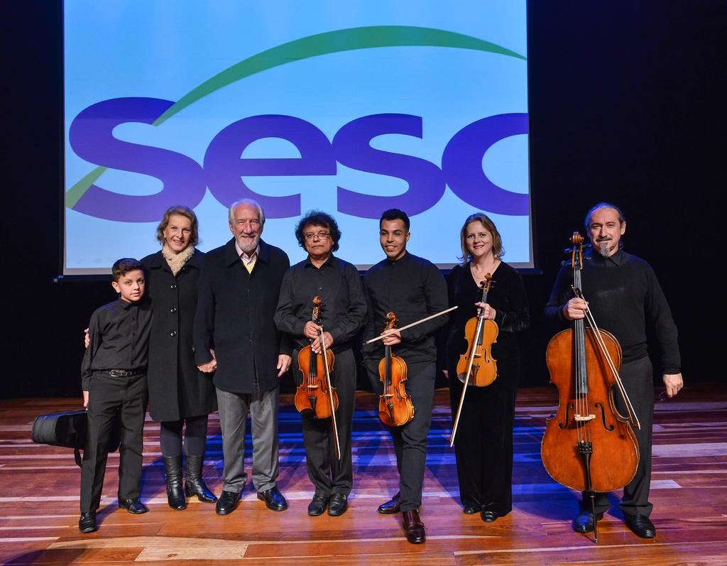 O grupo é composto pelos violinistas Moisés Neves da Silva, Leila Tascheck, pelo violista José Maria Magalhães Silva e pelo violoncelista Romildo Weingartner, todos integrantes da Orquestra Sinfônica