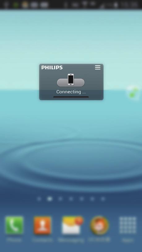 Ativação do Bluetooth com o aplicativo Philips Bluetooth Audio Connect Adicione AS130 à sua tela Inicial Nota Certifique-se de que o AS130 esteja ligado.