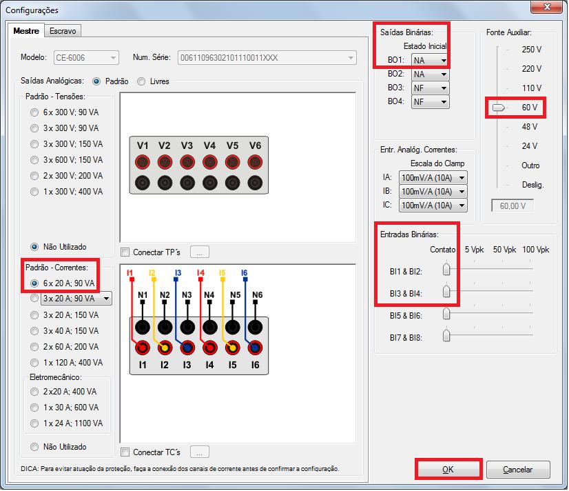 4. Configurações de Hardware No menu Início clique no botão Config Hrd.