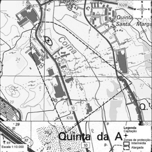 Série 888 1/25 000 (IGeoE) ólos de captação de Alto do aiva, arque da Cidade e Loios ólo de captação de enalva ólos de captação de Sete ortais,