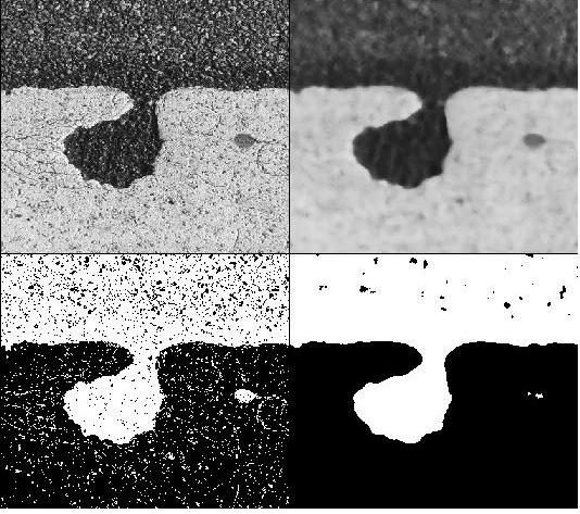 Remoção de Ruído w Filtro da Mediana para imagens monocromáticas Cálculo/Preenchimento de Áreas Acc = ; Remoção de ruído int Area(x,y) Identificação de