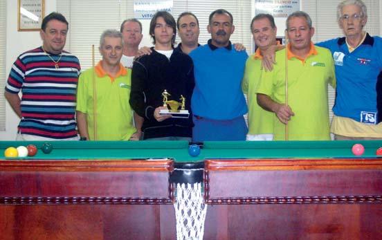 A competição foi realizada na mesa oficial do clube, obedecendo a regra brasileira (7 bolas).