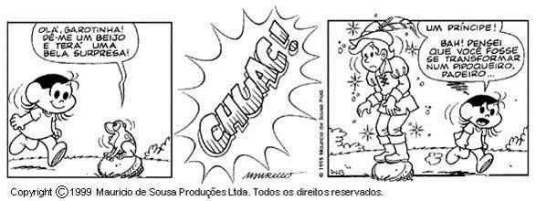 Questão 10 Leia a tirinha e responda.