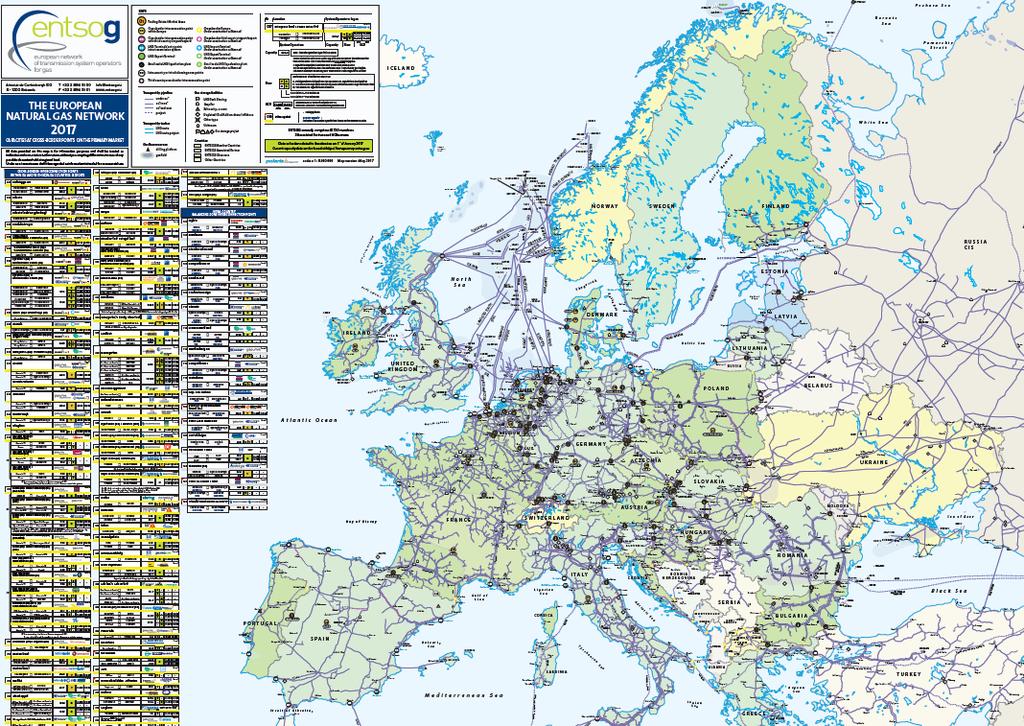 O papel da Rede Europeia dos Operadores das Redes de Transporte de Gás (ENTSOG) é facilitar e reforçar a cooperação entre os operadores nacionais de redes de