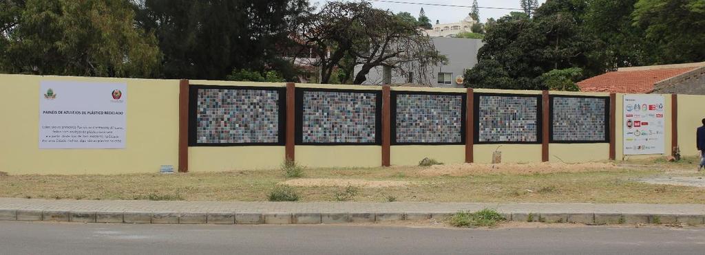 Moçambique Projeto Uma Cidade Limpa Para Mim contribui para primeiro mural de azulejos de plástico reciclado de África No âmbito do projeto Uma Cidade Limpa pra Mim, integrado no programa de