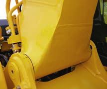 São usadas placas e peças de fundição únicas em zonas importantes da estrutura da máquina para se conseguir uma boa distribuição da carga.