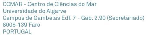 Investigador JUNIOR (M/F) BIOTECNOLOGIA - 1 VAGA Referência: CCMAR/ID/12/2018 O Centro de Ciências do Mar do Algarve (CCMAR) abre concurso de recrutamento e seleção para 1 vaga de Investigador Júnior