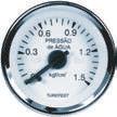 Código Turotest: 300351 Manômetro de pressão de água Ø 52 mm 1,5 kgf/cm² 8,0m Aplicação: