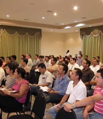 Paulo Dias Engenheiros do CICH de San Pedro Sula assistindo á Palestra do Eng.