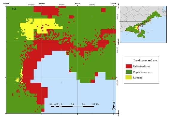 Projeto de Avaliação de Impactos Cumulativos 125 Figura 9 Detalhe de mapa de projeção futura para 2030,