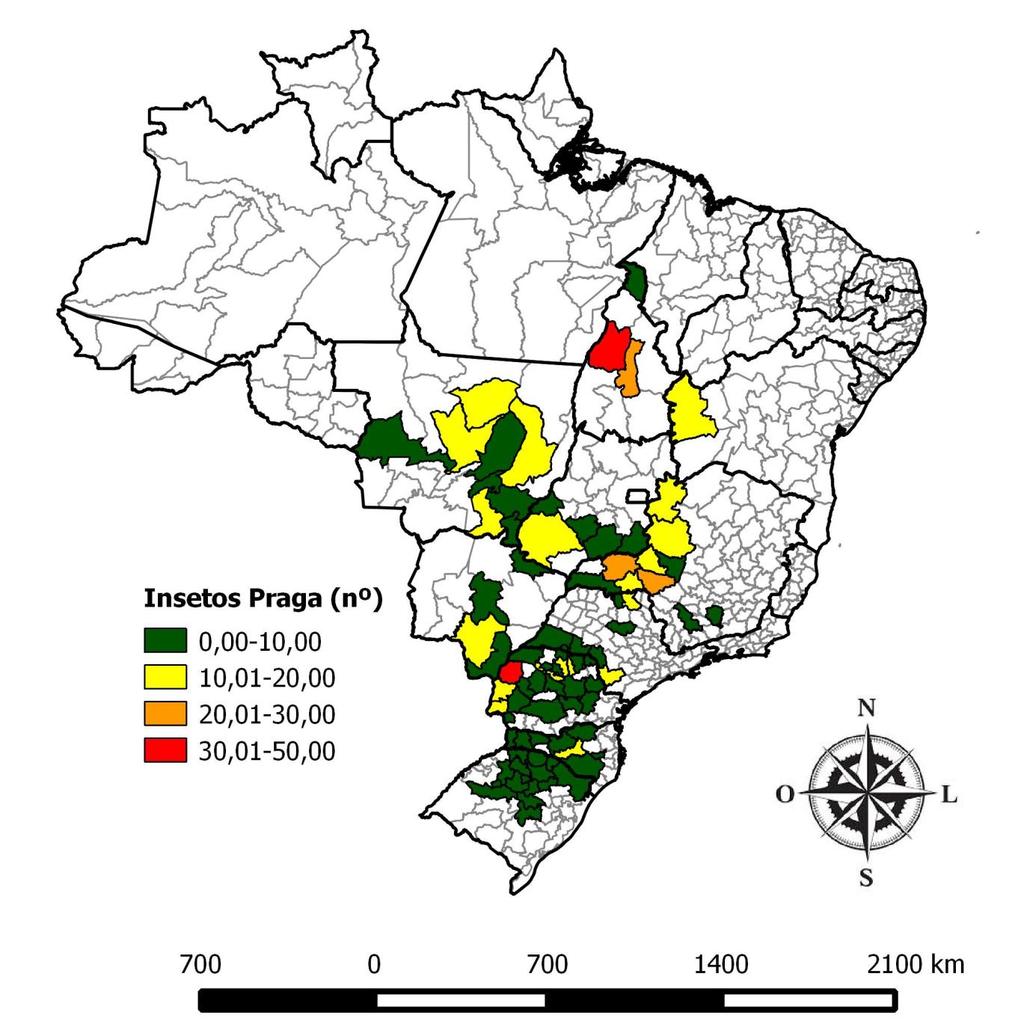 Identificação da presença de insetos-praga nos grãos