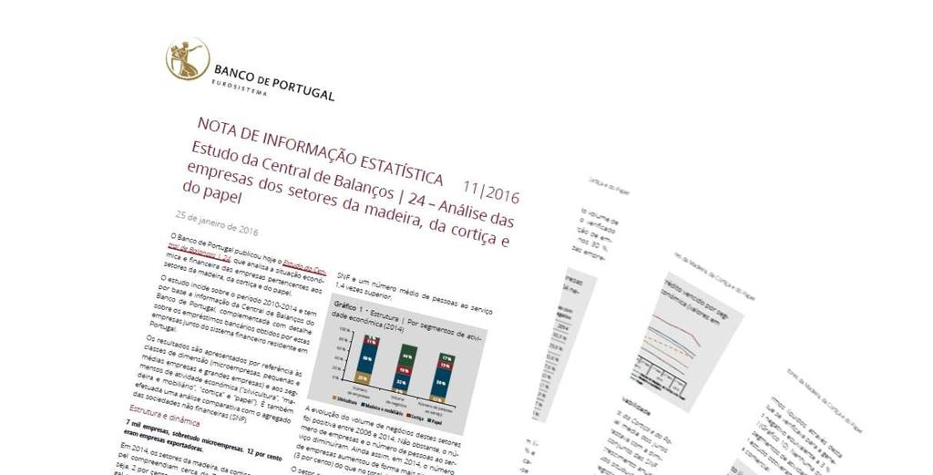 Conclusões Os setores representam 2 % das empresas em Portugal e 3 % do volume de negócios e pessoas ao serviço A nível geográfico,