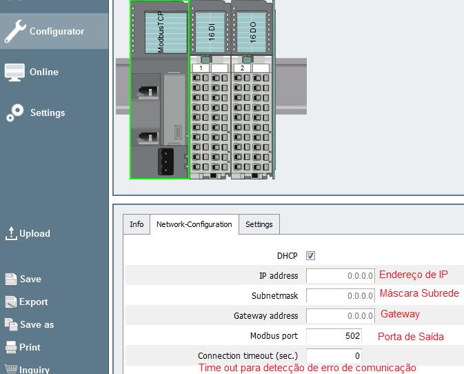 4- Configurações de Software Através do Software configurador TB20 ToolBox você deverá configurar os