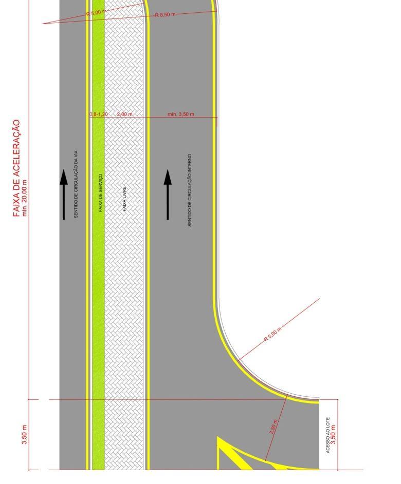 calçada contemplar arborização, a faixa de