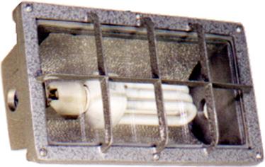 ILUMINAÇÃO A PROVA DE TEMPO, GASES, VAPORES E PO - TGVP LUMINARIA TU - 31 Construção: Corpo e grade confeccionados em liga de alumínio fundido, com acabamento em esmalte sintético na cor cinza
