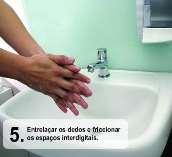 Higienização das Mãos com água e sabonete antisséptico: Anti-sepsia