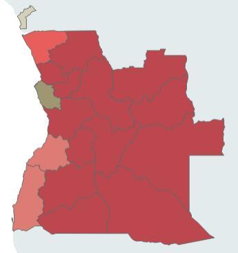 Pobreza multidimensional em Angola 31% 51% dos