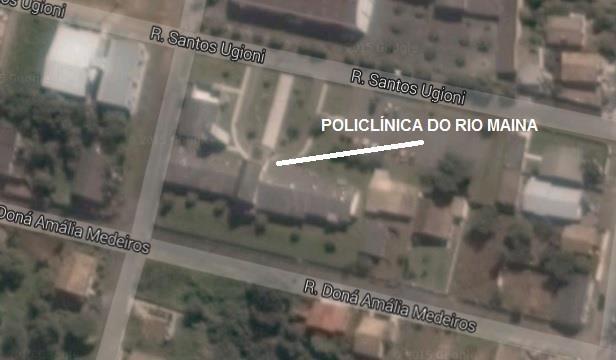 1. LOCALIZAÇÃO OBRA A obra acompanhada será executada na Policlínica do Rio Maina, que está localizada na Rua Amália