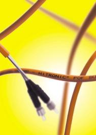 HITRONIC Fibras ópticas Consequência lógica de cabos para as altas frequências LAN e atualização para os sistemas que se