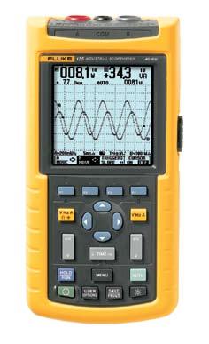 Os osciloscópios ScopeMeter Série 120 atendem a necessidade atual de medir e verificar formas de onda simultaneamente.