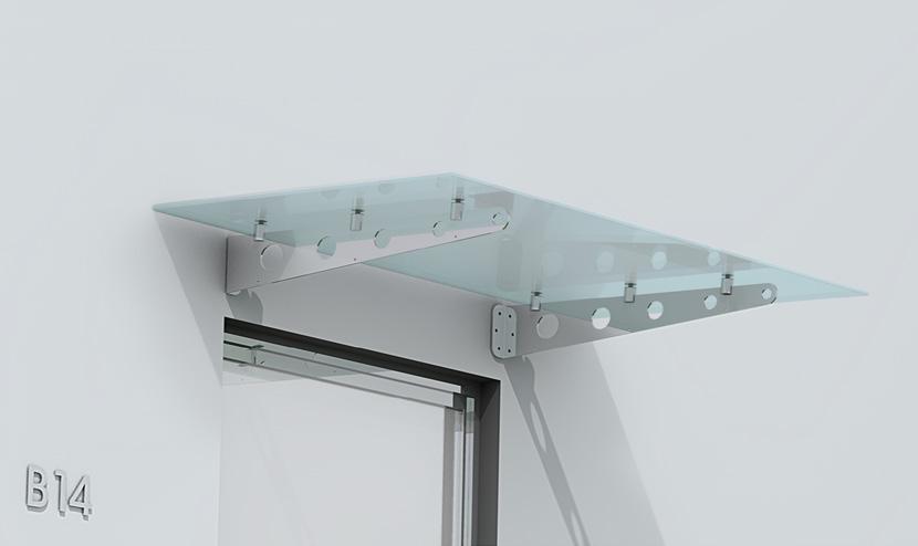 Sistema de fixação para alpendres de vidro / Glass canopies system / Sistema para