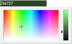 Cor predominante do site: Clique sobre o campo à frente. Uma tela de cores será aberta. Selecione uma cor dentre as possíveis na palheta. Essa cor será usada de maneira predominante no site.