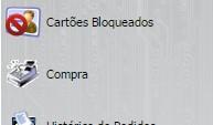 Como faço solicitar a compra de VT? Clicar em Compra no Menu de Opções.