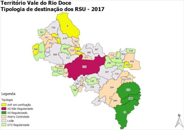 85 4.2.13 Vale do Rio Doce O Território de Desenvolvimento Vale do Rio Doce é formado por 49 municípios e possui uma população urbana de 546.174 habitantes, considerando dados do IBGE 2016.