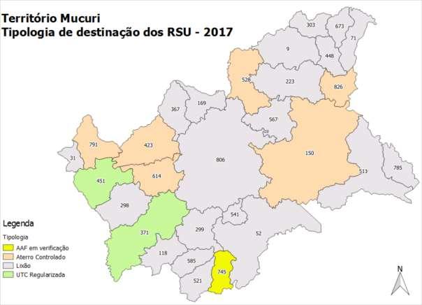 95 4.2.16 Mucuri O Território de Desenvolvimento Mucuri é formado por 29 municípios e possui uma população urbana de 318.725 habitantes, considerando dados do IBGE 2016.