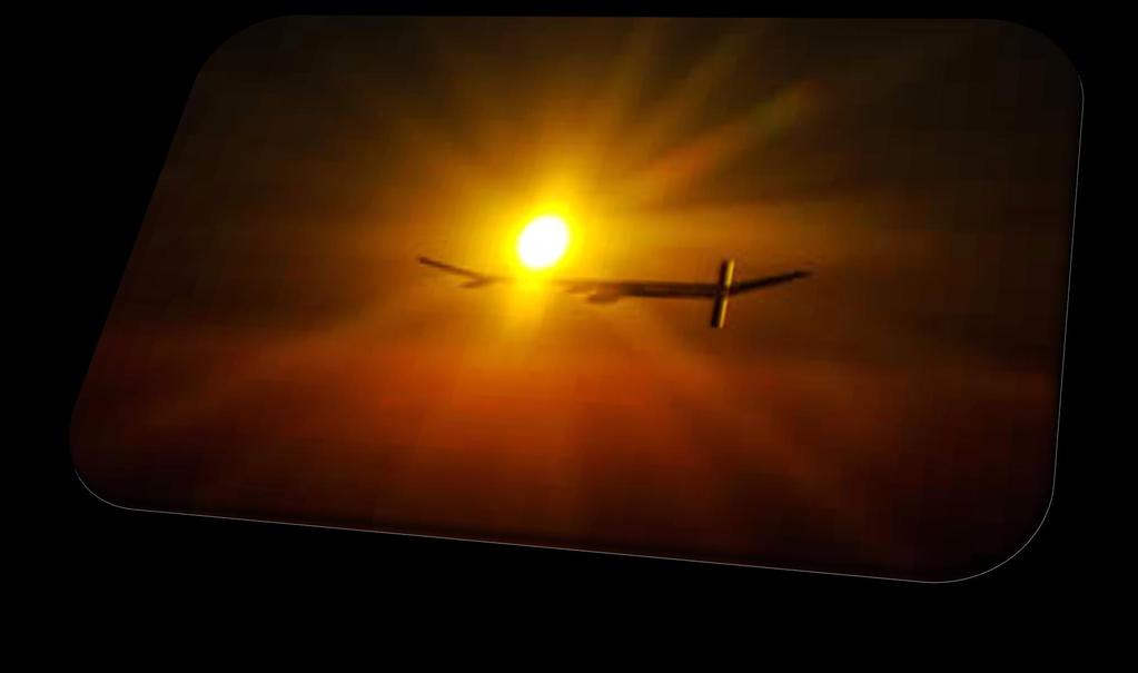 Avião Solar em Noite inesquecível @ vídeo desenvolvimento Sustentável