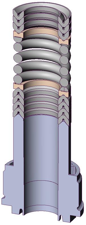 Troca do empanque 6 TROCA DO EMPANQUE Para as válvulas com a identificação "R" com acionamentos nos tamanhos: F (80 mm), G (100 mm), H (125 mm) PERIGO!