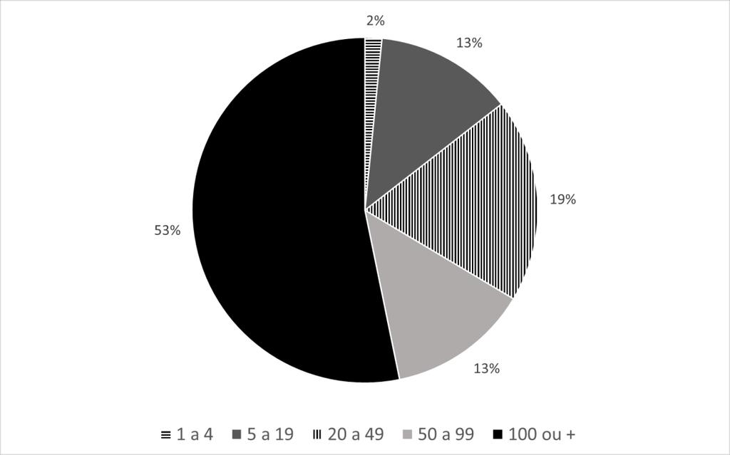 Gráfico 2 - Porcentagem de escravos por perfil de plantel 1810-1880 Inventários Post-mortem Centro de Memória de Cantagalo Fonte: Ao olharmos para as outras categorias evidencia-se que apesar de