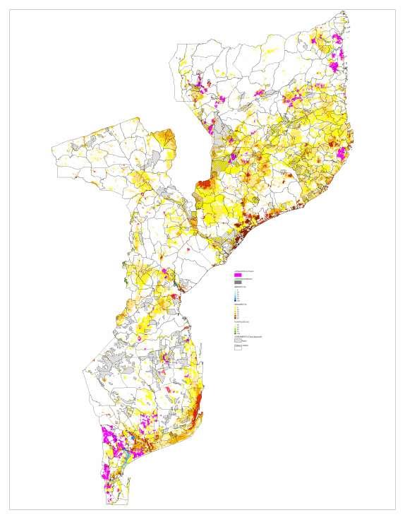 Terra disponivel comparada