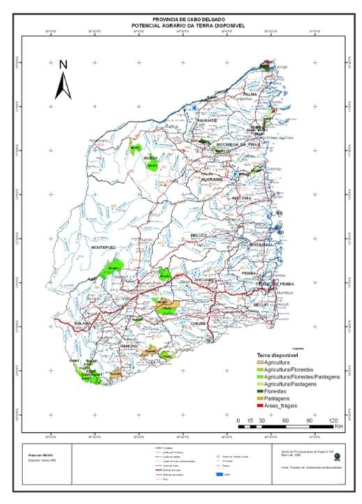 TERRA DISPONÍVEL CABO DELGADO Distrito Area (ha) Balama 31.553 Chiure 46.